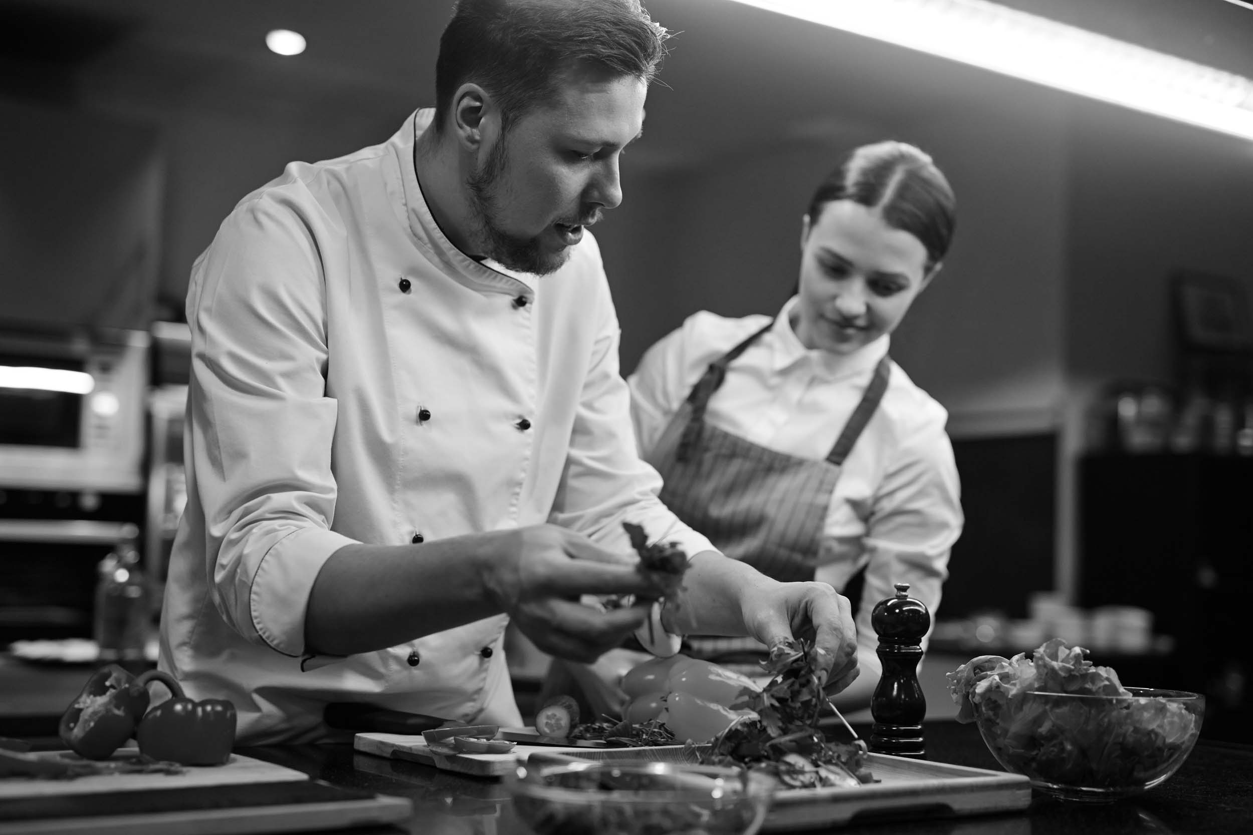 Cooking together